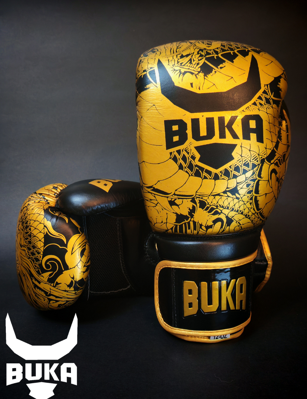 BUKA Prime Boxing Gloves – Gold