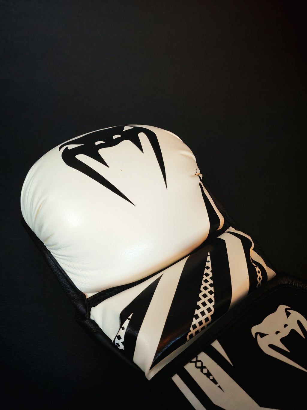 Venum 3.0 MMA Sparring Gloves - White/Black